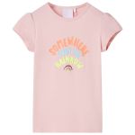 Tricou pentru copii, roz deschis, 104 GartenMobel Dekor