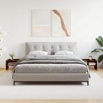 Noptiere, 2 buc., stejar fumuriu, 40x30x30 cm, lemn prelucrat GartenMobel Dekor