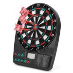 Joc mini darts cu afisaj electronic, 2-8 jucatori, 3 sageti, efecte sonore, 18x3x26 cm MultiMark GlobalProd