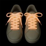 Sireturi roz fosforescente pentru incaltaminte, lumineaza galben, 1.25 m, textil MultiMark GlobalProd