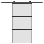 Ușă glisantă cu set de feronerie sticlă temperată și aluminiu GartenMobel Dekor