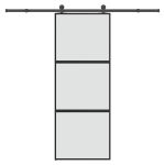 Ușă glisantă cu set de feronerie sticlă temperată și aluminiu GartenMobel Dekor