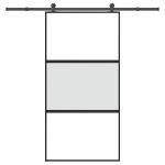 Ușă glisantă cu set de feronerie sticlă temperată și aluminiu GartenMobel Dekor