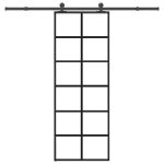 Ușă glisantă cu set feronerie, 76x205 cm, sticlă ESG/aluminiu GartenMobel Dekor