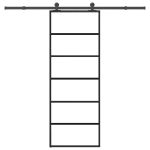 Ușă glisantă cu set feronerie, 76x205 cm, sticlă ESG/aluminiu GartenMobel Dekor