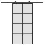 Ușă glisantă cu set feronerie 102,5x205 cm sticlă ESG/aluminiu GartenMobel Dekor