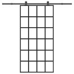 Ușă glisantă cu set feronerie 102x205 cm ESG sticlă și aluminiu GartenMobel Dekor