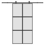 Ușă glisantă cu set de feronerie sticlă temperată și aluminiu GartenMobel Dekor