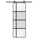 Ușă glisantă cu set de feronerie sticlă temperată și aluminiu GartenMobel Dekor