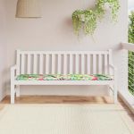 Perna pentru bănci de grădină Verde și roz 180 x 50 x 4 cm GartenMobel Dekor