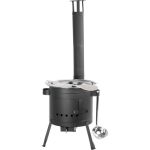 Soba cu ceaun, burlane, 42 cm, ceaun de 22 L, polonic, lingura lemn, Strend Pro GartenVIP DiyLine