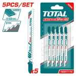 TOTAL - SET LAME FIERASTRAU PENDULAR - LEMN 74MM - 5 BUC PowerTool TopQuality