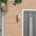 Lumină de perete pentru exterior Argintiu 15 x 7,5 x 33 cm GartenMobel Dekor