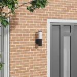 Lumină de perete pentru exterior Negru 15 x 7,5 x 33 cm GartenMobel Dekor