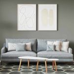 Vopsea de perete Gri 16,5 x 16,5 x 16 cm Print pe perete GartenMobel Dekor