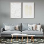 Vopsea de perete Gri 16,5 x 16,5 x 16 cm Print pe perete GartenMobel Dekor