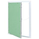 Panou de acces Alb 55 x 65 cm Aluminiu și Plăci de Gips GartenMobel Dekor