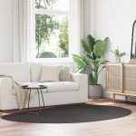 Covor HUARTE Antracit 160 x 230 cm Poliester GartenMobel Dekor