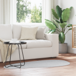 Covor HUARTE Gri 80 x 150 cm Poliester GartenMobel Dekor