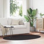 Covor HUARTE Negru 100 x 200 cm 100% Polyester GartenMobel Dekor