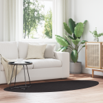 Covor HUARTE Negru 100 x 200 cm Poliester GartenMobel Dekor