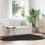 Covor HUARTE Negru 140 x 200 cm Poliester GartenMobel Dekor