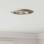 Spotlights 6 pcs Argintiu 9 x 9 cm Metal GartenMobel Dekor