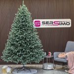 Brad artificial Christmas Deluxe by Sersimo, Alaska Select verde argintiu, integral 3D, 250 cm Household NewTrend