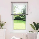 Jaluzea pentru Fereastră cu perdele Manual Argintiu Aluminiu GartenMobel Dekor