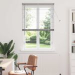 Jaluzea pentru Fereastră cu perdele Manual Argintiu Aluminiu GartenMobel Dekor