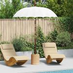 Parasol Balinez Crem 185 x 185 x 260 cm GartenMobel Dekor