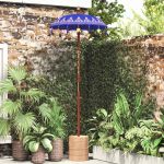 Parasol Balinez albastru 95 x 95 x 260 cm GartenMobel Dekor