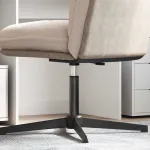 Cilindru de Gaz pentru Scaun de Birou Negru 15,5 cm Fier GartenMobel Dekor