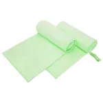 Prosoape Sport 2 pcs Verde 200 x 100 cm Poliester și poliamidă GartenMobel Dekor