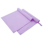 Prosoape Sport 2 pcs Violet 180 x 90 cm Poliester și poliamidă GartenMobel Dekor