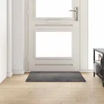 Runner din covor Gri 100 x 100 cm 100% Polipropilenă Tuft GartenMobel Dekor