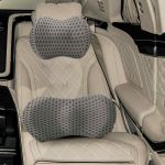 Pernă cu pernă Ajustabil 2 pcs Gri Mesh 4D GartenMobel Dekor