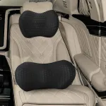 Pernă cu pernă Ajustabil 2 pcs Negru Mesh 4D GartenMobel Dekor