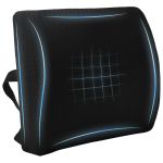 Pernă cu pernă Ajustabil Negru 34 x 31.5 x 12 cm Plasă GartenMobel Dekor