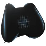 Pernă cu pernă Ajustabil Negru 42 x 32 x 14 cm Poliester GartenMobel Dekor