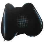 Pernă cu pernă Ajustabil Negru 42 x 32 x 14 cm Poliester GartenMobel Dekor