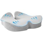 Pernă cu pernă Gri deschis 50 x 43 x 10 cm Bumbac GartenMobel Dekor