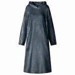 Hanorac pătură Albastru marin m Flanelă GartenMobel Dekor