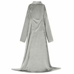 Hanorac pătură Gri Flanelă GartenMobel Dekor