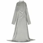 Hanorac pătură Gri Flanelă GartenMobel Dekor