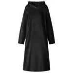 Hanorac pătură Negru m Flanelă GartenMobel Dekor