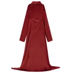 Hanorac pătură Roșu Bordeaux Flanelă GartenMobel Dekor