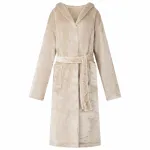 Robe cu glugă Bej s Flanelă GartenMobel Dekor