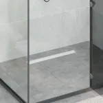 Scurgere de duș 2 în 1 cu sifon 360° Argintiu 60 cm GartenMobel Dekor