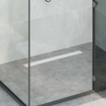 Scurgere de duș 2 în 1 cu sifon 360° Argintiu 70 cm GartenMobel Dekor